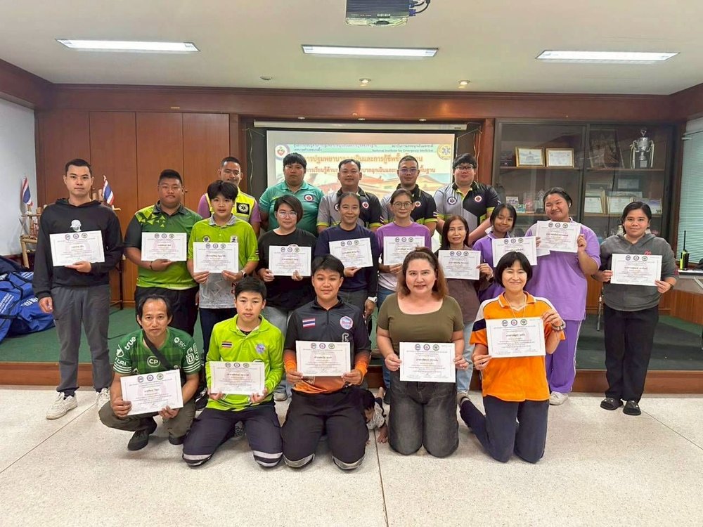 โครงการเสริมศักยภาพหน่วยฝึกอบรมAED Unit<br />
เทศบาลตำบลหนองผึ้ง ประจำปี 2569