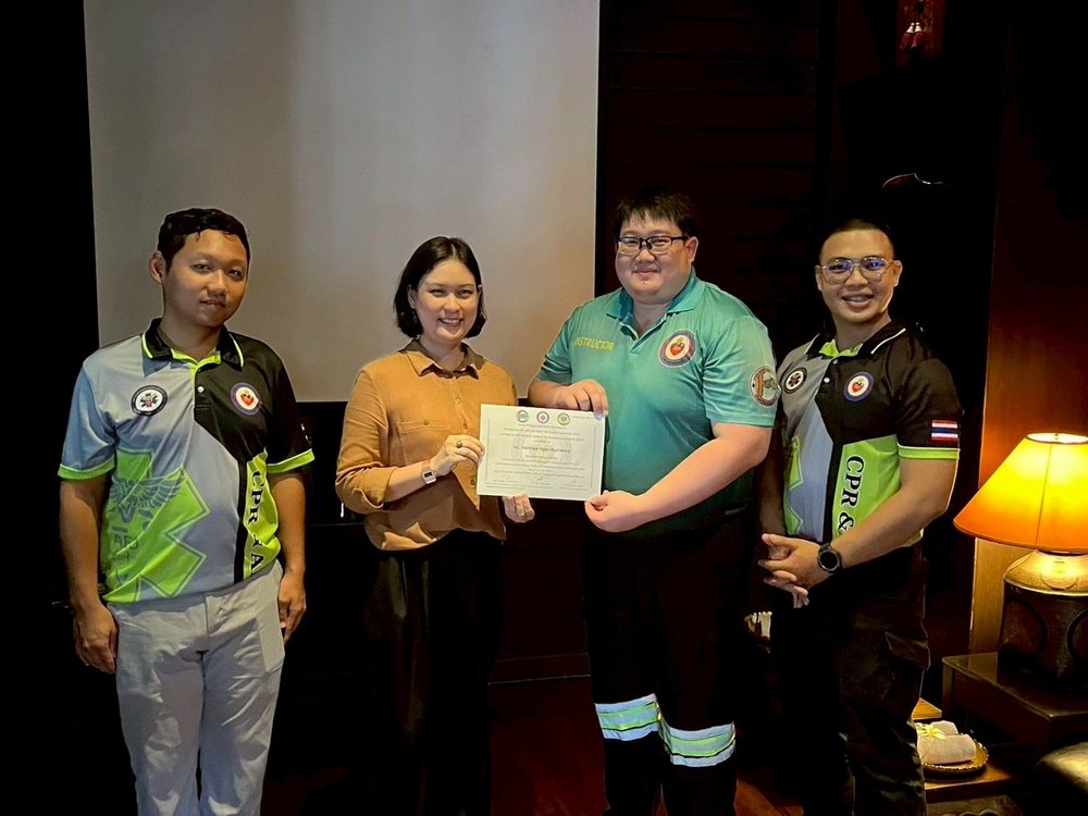 การฝึกอบรมปฐมพยาบาลเบื้องต้นโรงแรม U Chiang Mai จังหวัดเชียงใหม่
