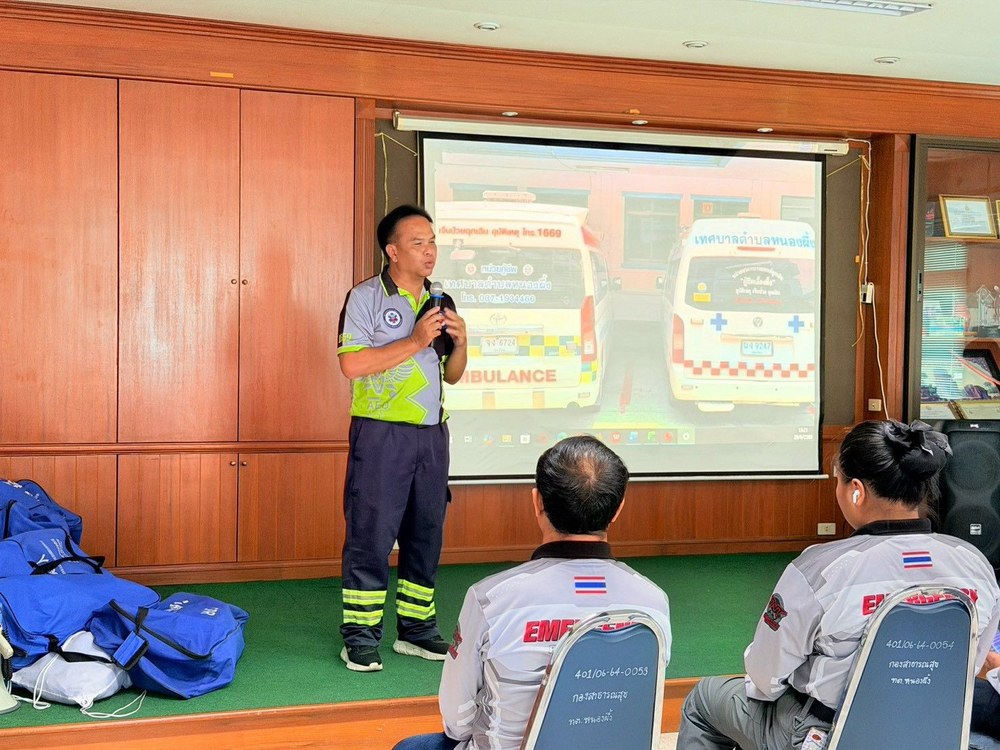 โครงการเสริมศักยภาพหน่วยฝึกอบรมAED Unit เทศบาลตำบลหนองผึ้ง ประจำปี 2569