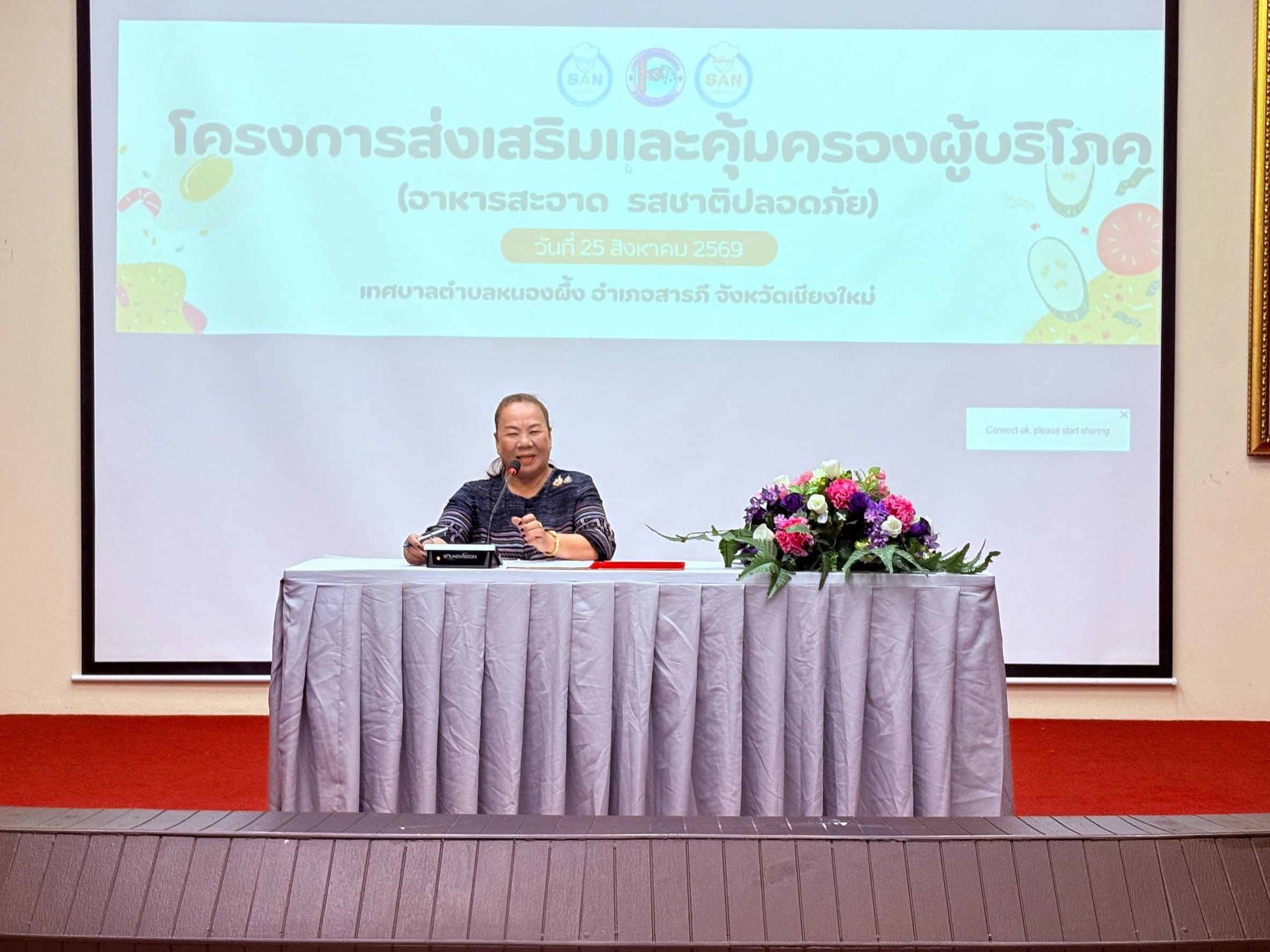 โครงการส่งเสริมและคุ้มครองผู้บริโภค(อาหารสะอาด รสชาติปลอดภัย) ประจำปี 2569