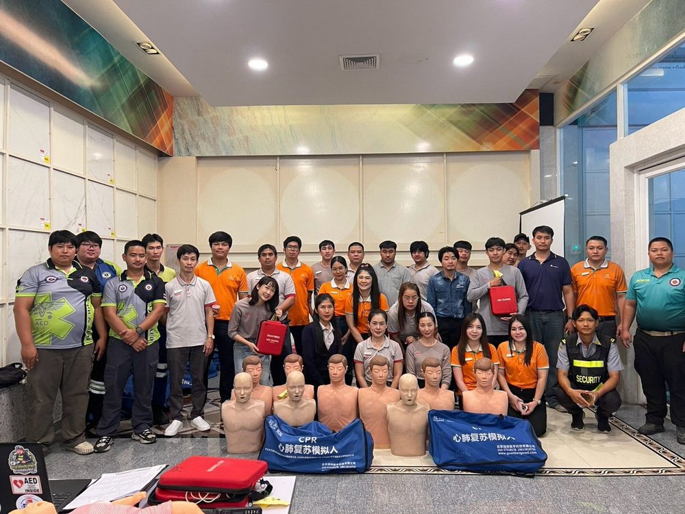 โครงการฝึกอบรมหลักสูตร การปฐมพยาบาลเบื้องต้นและการช่วยชีวิตขั้นพื้นฐาน (CPR&AED) ประจำปี 2569